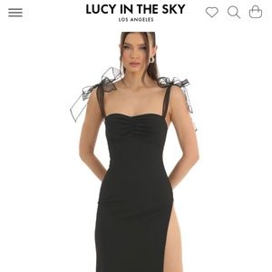 Lucy in the Sky Milena Crepe Midi Dress